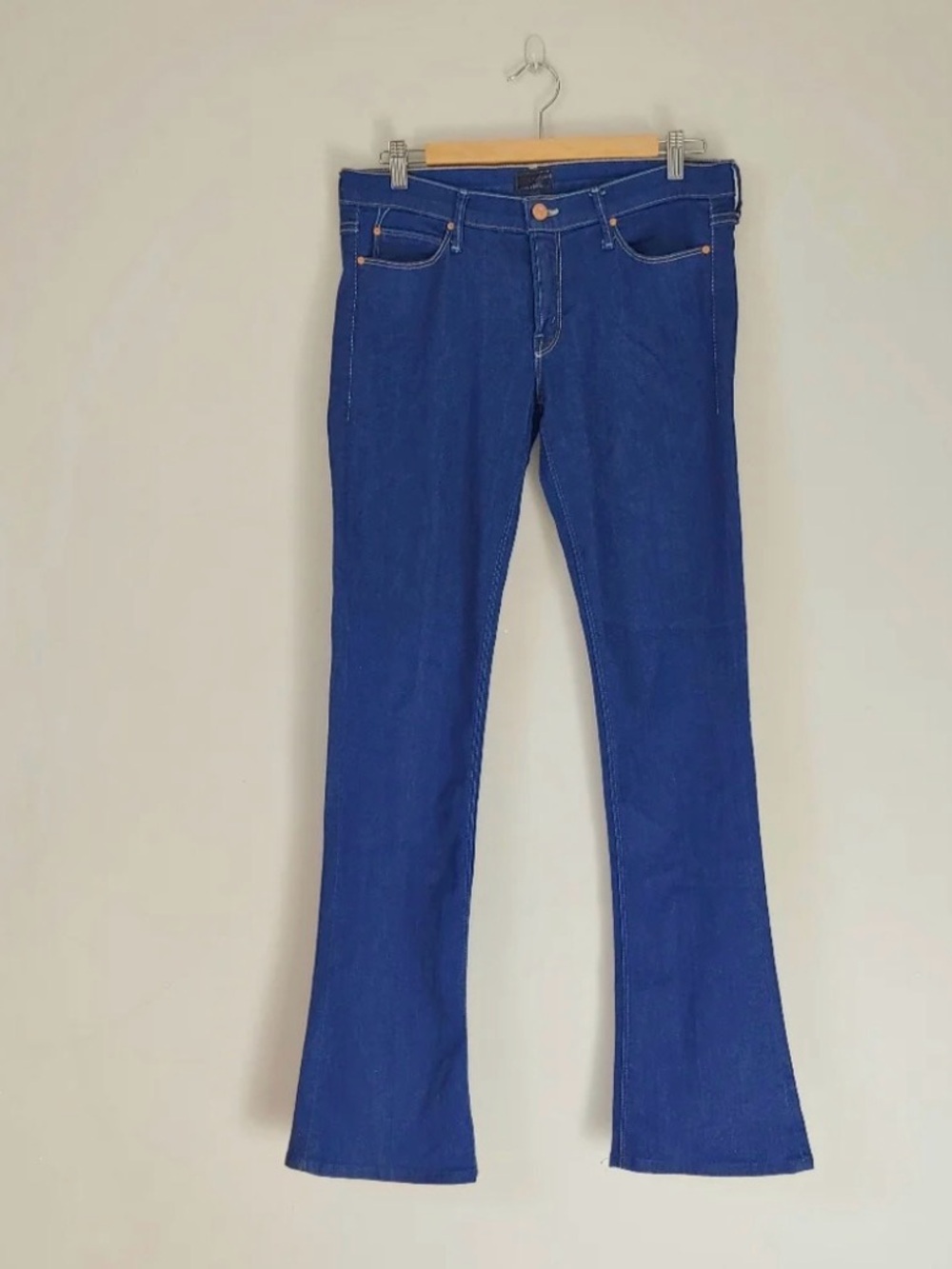 Mother Runaway  Blue Women's Bootcut Jeans